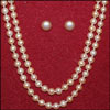 Two line Peach Pearl Set SBJ-4 - Click here to View more details about this Product